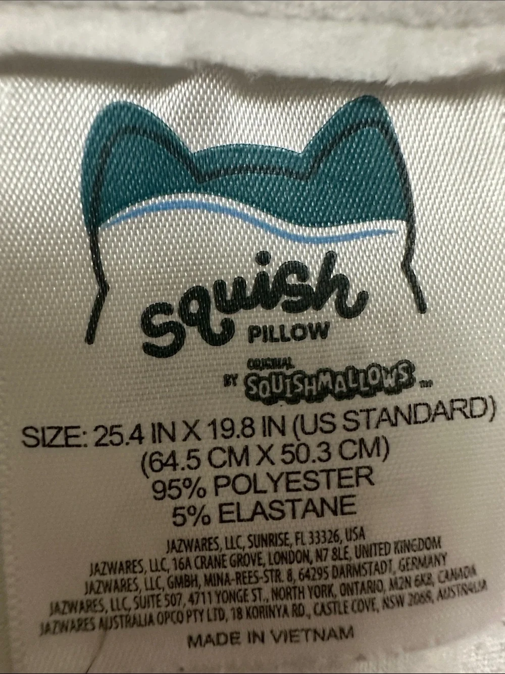 Squishmallows squish pillow